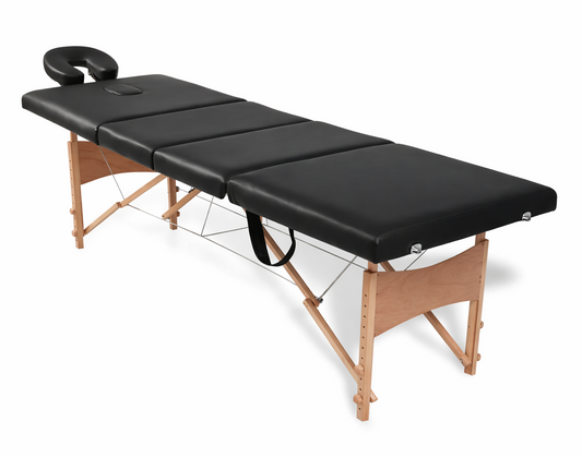 Table de massage pliante 4 zones réglable avec appuie-tête – Calmorya Signature Elite