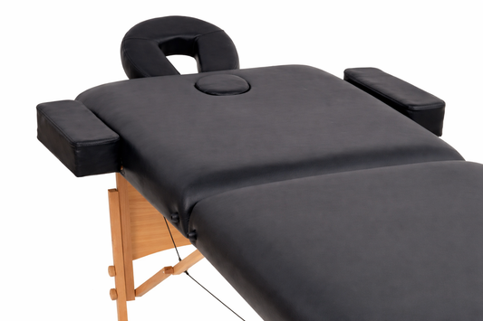 Table de massage pliante 2 zones extra épaisse 10 cm – Calmorya Signature Confort