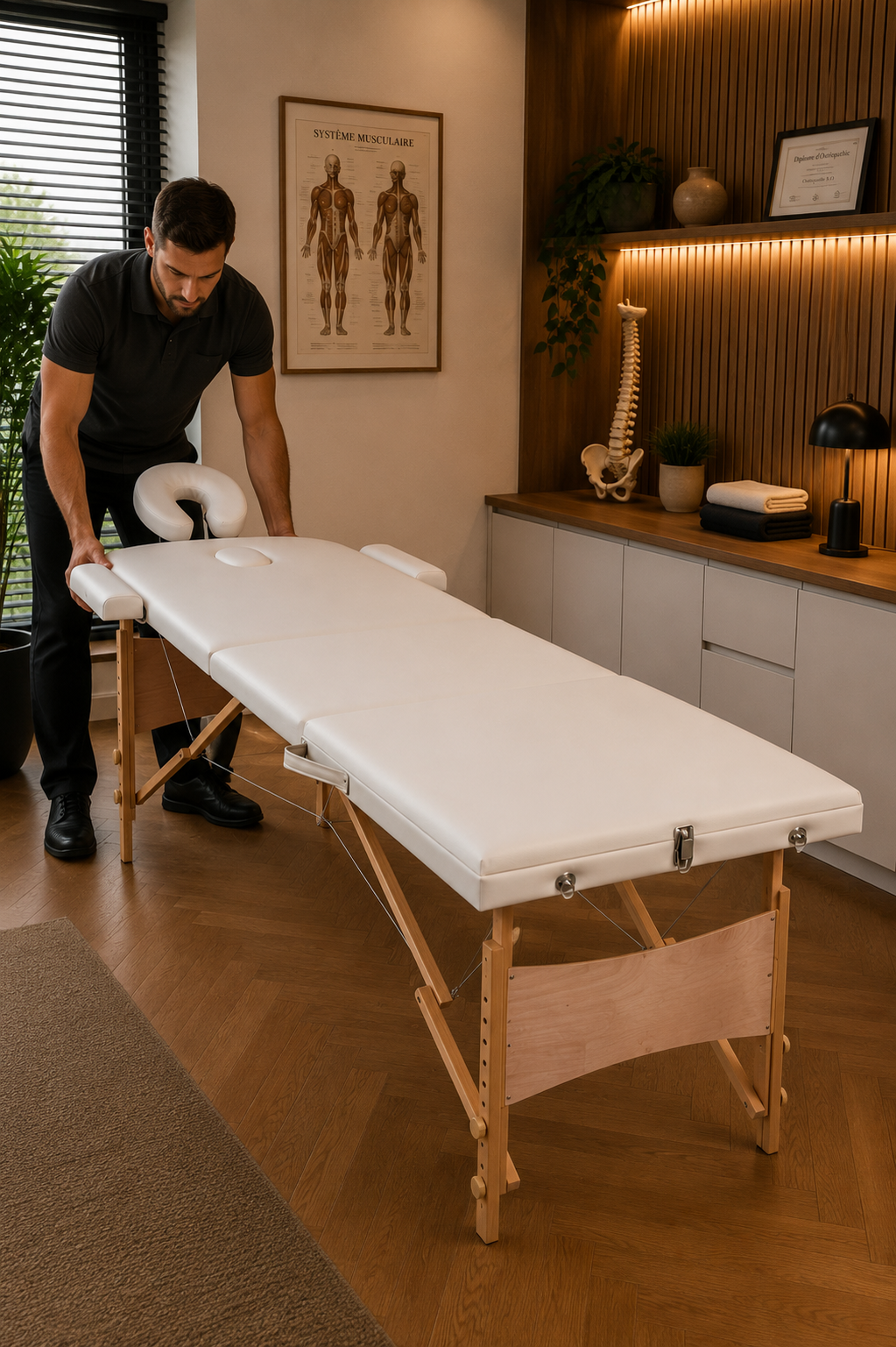 Table de massage 3 zones – Signature Pro
