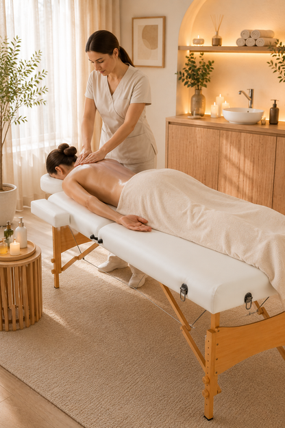 Table de massage 2 zones épaisse – Signature Confort
