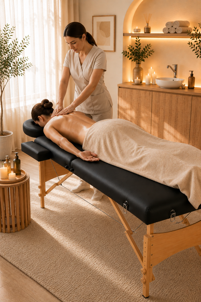 Table de massage 2 zones épaisse – Signature Confort