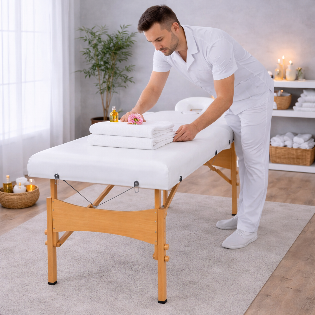 Table de massage 2 zones épaisse – Signature Confort